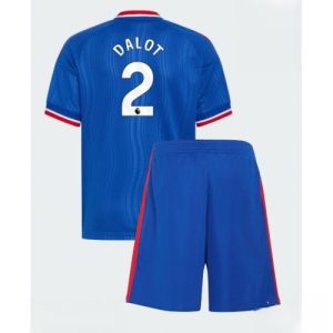 For Sale  Manchester United Diogo Dalot #2 Cheap Football Kits set Away Stadium Kit Kids 2026-27