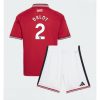 For Sale  Manchester United Diogo Dalot #2 Cheap Football Kits set Home Stadium Kit Kids 2026-27 3