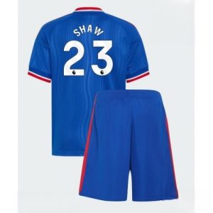 For Sale  Manchester United Luke Shaw #23 Cheap Football Kits set Away Stadium Kit Kids 2026-27 146