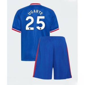 For Sale  Manchester United Manuel Ugarte #25 Cheap Football Kits set Away Stadium Kit Kids 2026-27