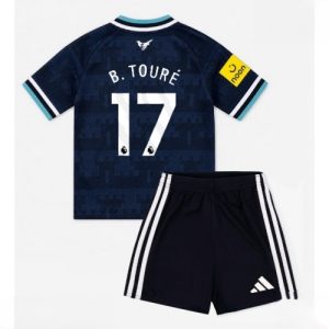 Buy Newcastle United Bazoumana Toure #17 Cheap Away Stadium Kit for Kids 2026-27 football kit set For Sale Newcastle United Bazoumana Toure #17 Cheap Away Stadium Kit for Kids 2026-27 football kit set