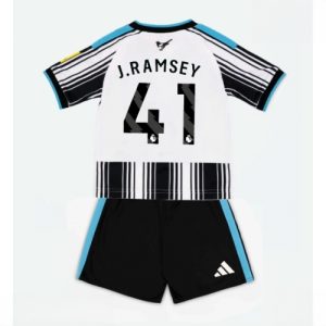 Buy Newcastle United Jacob Ramsey #41 Cheap Home Stadium Kit for Kids 2026-27 football kit set For Sale Newcastle United Jacob Ramsey #41 Cheap Home Stadium Kit for Kids 2026-27 football kit set
