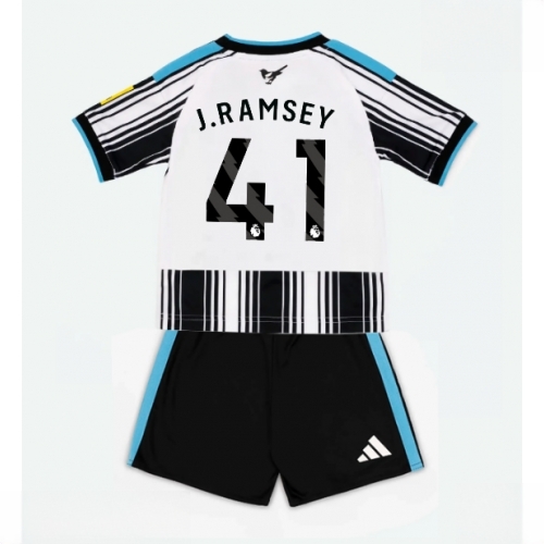 Buy Newcastle United Jacob Ramsey #41 Cheap Home Stadium Kit for Kids 2026-27 football kit set For Sale Newcastle United Jacob Ramsey #41 Cheap Home Stadium Kit for Kids 2026-27 football kit set