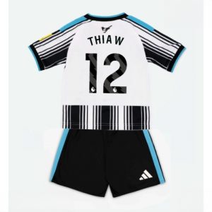 Buy Newcastle United Malick Thiaw #12 Cheap Home Stadium Kit for Kids 2026-27 football kit set For Sale Newcastle United Malick Thiaw #12 Cheap Home Stadium Kit for Kids 2026-27 football kit set
