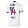 Buy Paris Saint-Germain PSG Desire Doue #14 Men Away Stadium Shirt 2026-27 Short Sleeve 3 For Sale Paris Saint-Germain PSG Desire Doue #14 Men Away Stadium Shirt 2026-27 Short Sleeve 3