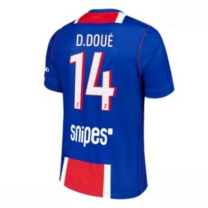 For Sale  Paris Saint-Germain PSG Desire Doue #14 Men Home Stadium Shirt 2026-27 Short Sleeve