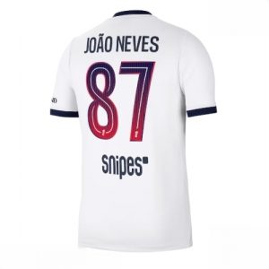 Buy Paris Saint-Germain PSG Joao Neves #87 Men Away Stadium Shirt 2026-27 Short Sleeve 145 For Sale Paris Saint-Germain PSG Joao Neves #87 Men Away Stadium Shirt 2026-27 Short Sleeve 145