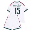 Buy Real Madrid Arda Guler #15 Cheap Home Stadium Kit for Kids 2026-27 Soccer Jersey Kit 3 For Sale Real Madrid Arda Guler #15 Cheap Home Stadium Kit for Kids 2026-27 Soccer Jersey Kit 3