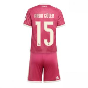 Buy Real Madrid Arda Guler #15 Cheap Third Stadium Kit for Kids 2026-27 Soccer Jersey Kit For Sale Real Madrid Arda Guler #15 Cheap Third Stadium Kit for Kids 2026-27 Soccer Jersey Kit