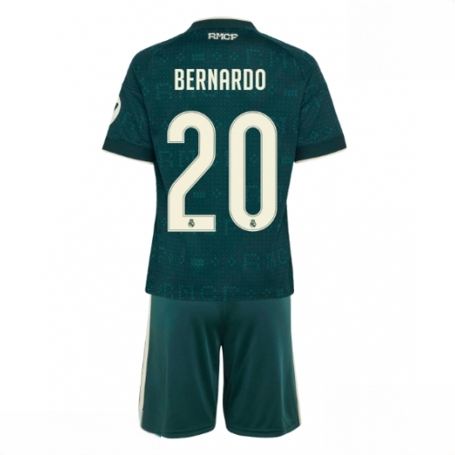 Buy Real Madrid Bernardo Silva #20 Cheap Away Stadium Kit for Kids 2026-27 Soccer Jersey Kit For Sale Real Madrid Bernardo Silva #20 Cheap Away Stadium Kit for Kids 2026-27 Soccer Jersey Kit