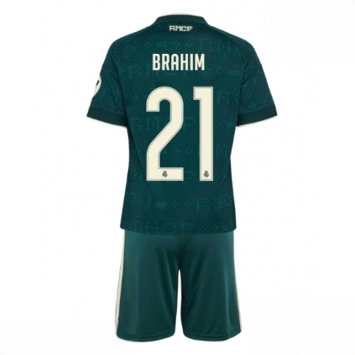 Buy Real Madrid Brahim Diaz #21 Cheap Away Stadium Kit for Kids 2026-27 Soccer Jersey Kit For Sale Real Madrid Brahim Diaz #21 Cheap Away Stadium Kit for Kids 2026-27 Soccer Jersey Kit