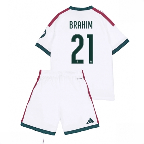 Buy Real Madrid Brahim Diaz #21 Cheap Home Stadium Kit for Kids 2026-27 Soccer Jersey Kit For Sale Real Madrid Brahim Diaz #21 Cheap Home Stadium Kit for Kids 2026-27 Soccer Jersey Kit