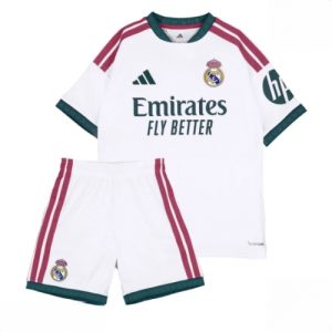 Buy Real Madrid Cheap Home Stadium Kit for Kids 2026-27 Jersey Shorts Set For Sale Real Madrid Cheap Home Stadium Kit for Kids 2026-27 Jersey Shorts Set