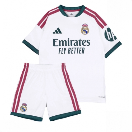 Buy Real Madrid Cheap Home Stadium Kit for Kids 2026-27 Jersey Shorts Set For Sale Real Madrid Cheap Home Stadium Kit for Kids 2026-27 Jersey Shorts Set