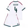 Buy Real Madrid Dean Huijsen #4 Cheap Home Stadium Kit for Kids 2026-27 Soccer Jersey Kit 3 For Sale Real Madrid Dean Huijsen #4 Cheap Home Stadium Kit for Kids 2026-27 Soccer Jersey Kit 3