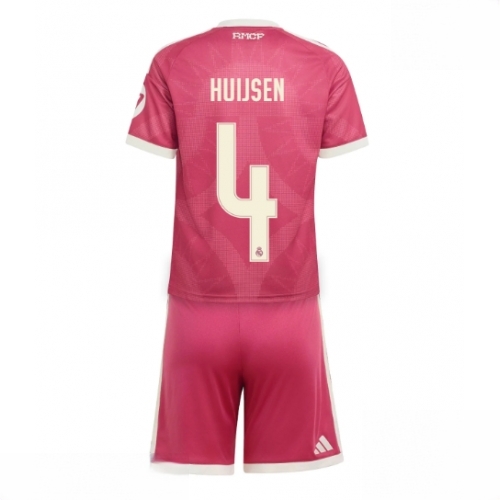 Buy Real Madrid Dean Huijsen #4 Cheap Third Stadium Kit for Kids 2026-27 Soccer Jersey Kit For Sale Real Madrid Dean Huijsen #4 Cheap Third Stadium Kit for Kids 2026-27 Soccer Jersey Kit