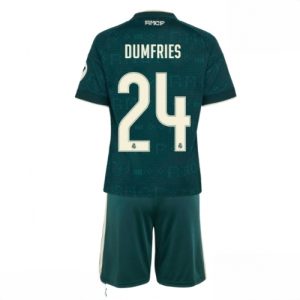 Buy Real Madrid Denzel Dumfries #24 Cheap Away Stadium Kit for Kids 2026-27 Soccer Jersey Kit For Sale Real Madrid Denzel Dumfries #24 Cheap Away Stadium Kit for Kids 2026-27 Soccer Jersey Kit