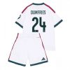 Buy Real Madrid Denzel Dumfries #24 Cheap Home Stadium Kit for Kids 2026-27 Soccer Jersey Kit 3 For Sale Real Madrid Denzel Dumfries #24 Cheap Home Stadium Kit for Kids 2026-27 Soccer Jersey Kit 3