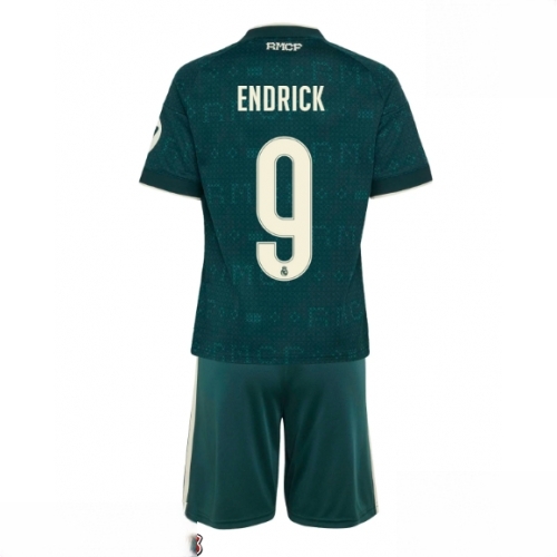 Buy Real Madrid Endrick #9 Cheap Away Stadium Kit for Kids 2026-27 Soccer Jersey Kit For Sale Real Madrid Endrick #9 Cheap Away Stadium Kit for Kids 2026-27 Soccer Jersey Kit
