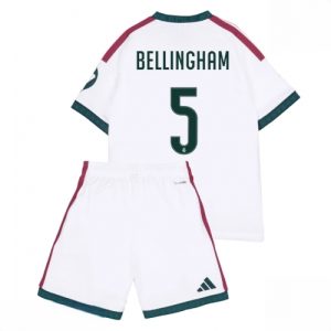 Buy Real Madrid Jude Bellingham #5 Cheap Home Stadium Kit for Kids 2026-27 Jersey Shorts Set For Sale Real Madrid Jude Bellingham #5 Cheap Home Stadium Kit for Kids 2026-27 Jersey Shorts Set