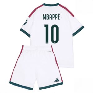 Buy Real Madrid Kylian Mbappe #10 Cheap Home Stadium Kit for Kids 2026-27 Jersey Shorts Set 145 For Sale Real Madrid Kylian Mbappe #10 Cheap Home Stadium Kit for Kids 2026-27 Jersey Shorts Set 145
