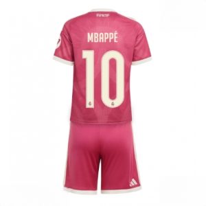 For Sale  Wholesale Real Madrid Kylian Mbappe #10 Cheap Third Stadium Kit for Kids 2026-27 Jersey Shorts Set