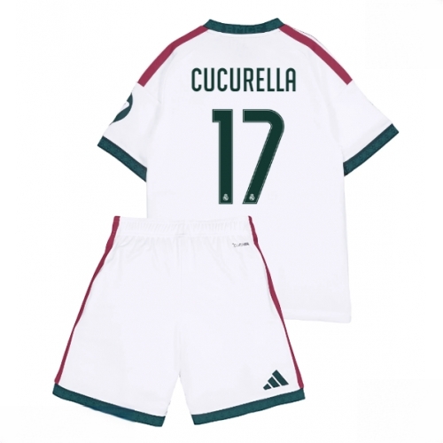 Buy Real Madrid Marc Cucurella #17 Cheap Home Stadium Kit for Kids 2026-27 Soccer Jersey Kit For Sale Real Madrid Marc Cucurella #17 Cheap Home Stadium Kit for Kids 2026-27 Soccer Jersey Kit