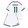 For Sale  Real Madrid Rodrygo Goes #11 Cheap Home Stadium Kit for Kids 2026-27 Soccer Jersey Kit 3