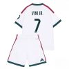 Buy Real Madrid Vinicius Junior #7 Cheap Home Stadium Kit for Kids 2026-27 Jersey Shorts Set 3 For Sale Real Madrid Vinicius Junior #7 Cheap Home Stadium Kit for Kids 2026-27 Jersey Shorts Set 3