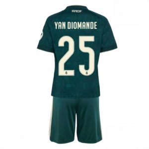 Buy Real Madrid Yan Diomande #25 Cheap Away Stadium Kit for Kids 2026-27 Soccer Jersey Kit For Sale Real Madrid Yan Diomande #25 Cheap Away Stadium Kit for Kids 2026-27 Soccer Jersey Kit