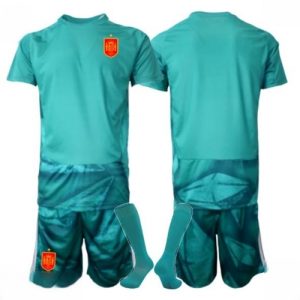 Buy Spain Goalkeeper Soccer Jerseys Away Stadium Kit for Kids World Cup 2026 Short Sleeve (+ pants) For Sale Spain Goalkeeper Soccer Jerseys Away Stadium Kit for Kids World Cup 2026 Short Sleeve (+ pants)