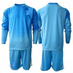 Buy Spain Goalkeeper Soccer Jerseys Home Stadium Kit for Kids World Cup 2026 Long Sleeve (+ pants) For Sale Spain Goalkeeper Soccer Jerseys Home Stadium Kit for Kids World Cup 2026 Long Sleeve (+ pants)